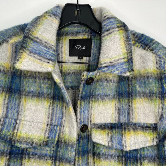 Rails Blue/yellow/white plaid jacket - Picture 2 of 13